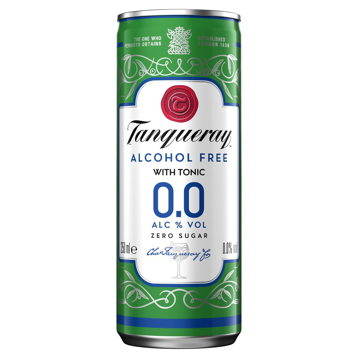 GIN&TONIC 0,0 ALCOL IN LATTINA TANQUERAY ML.250 secondo